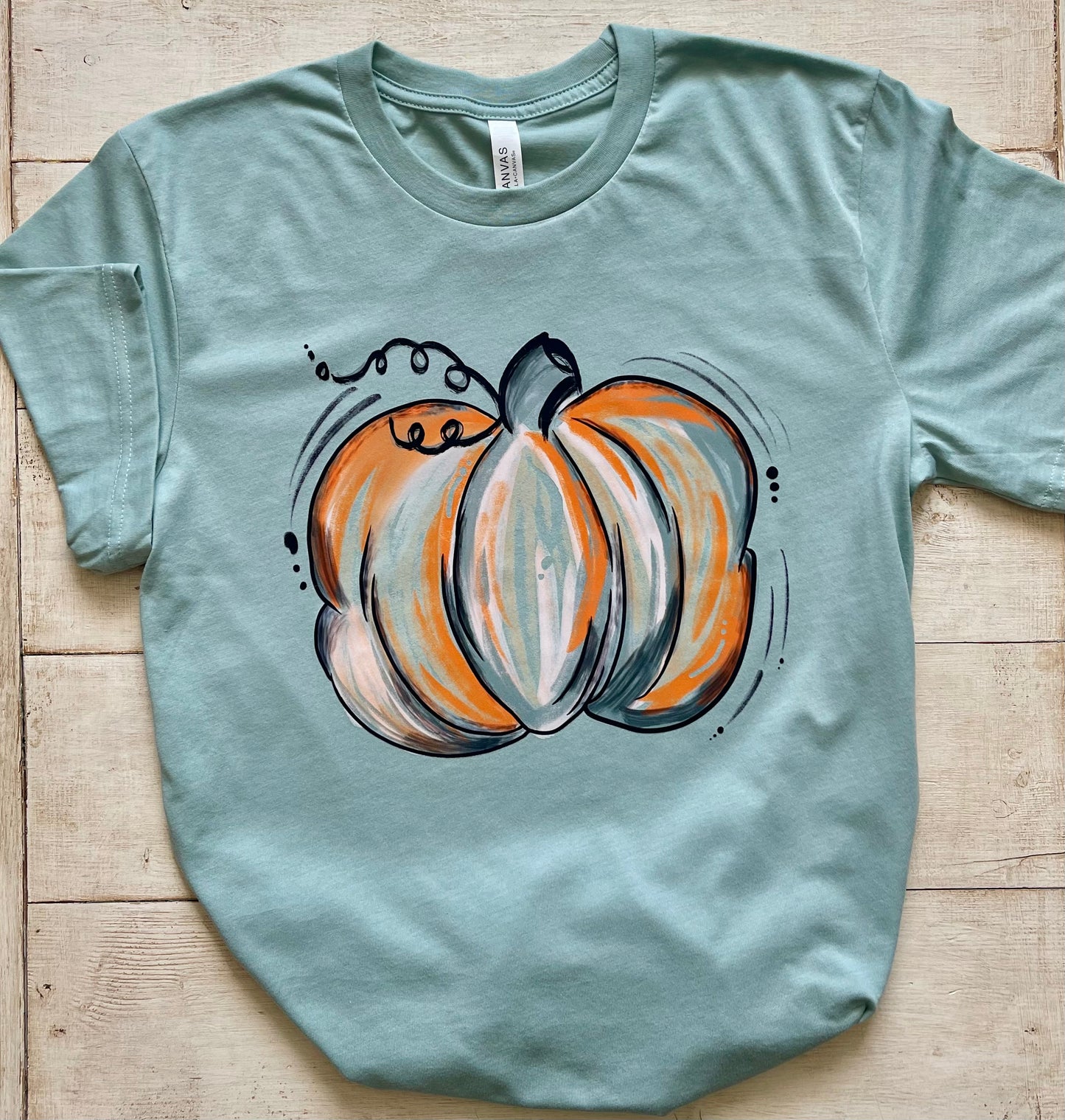 Watercolor Autumn Pumpkin T-Shirt