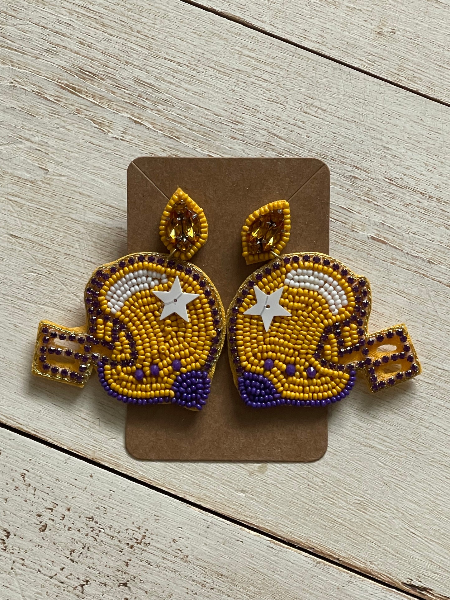 Helmet Earrings