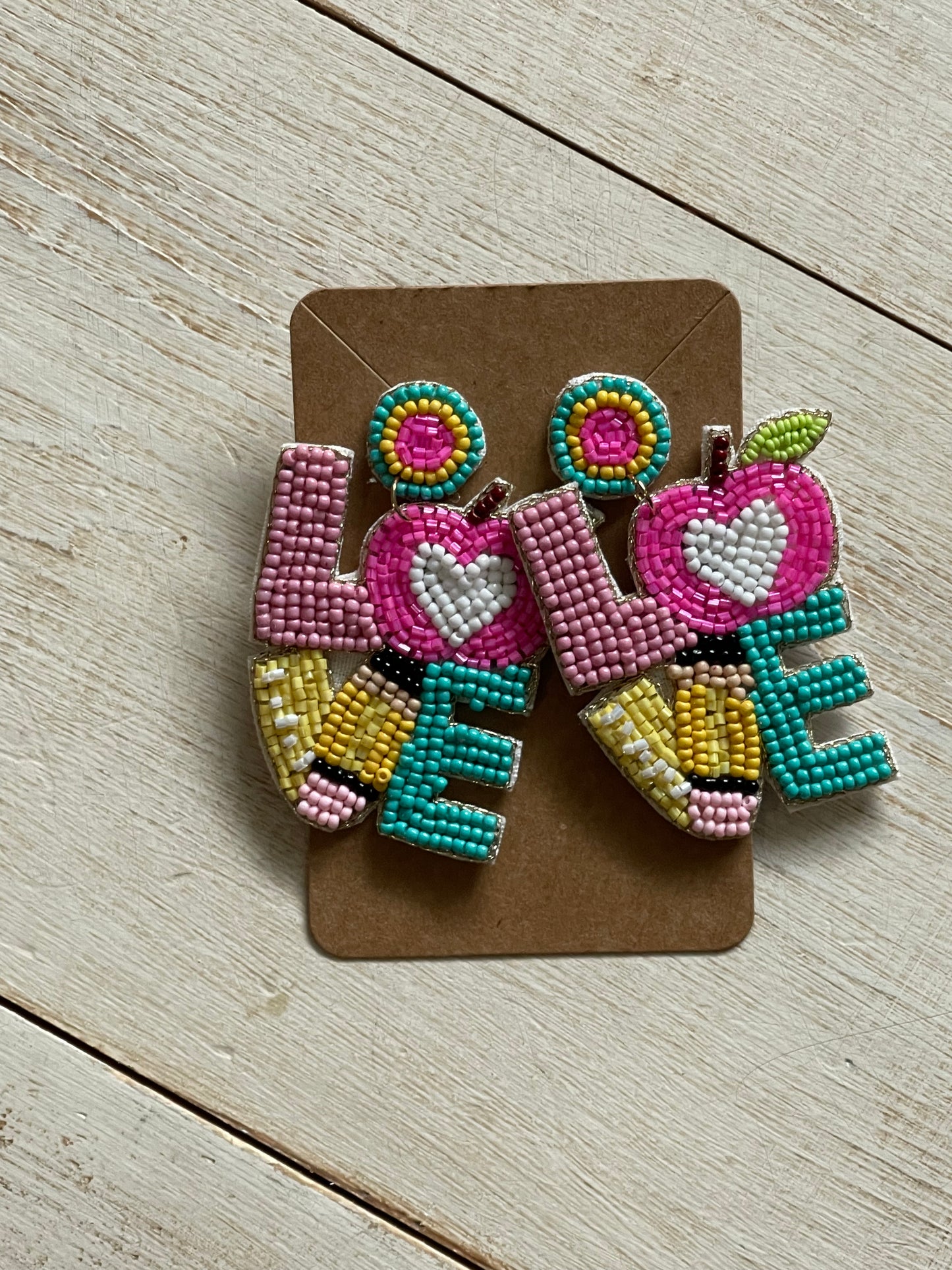 Love Teacher Earrings