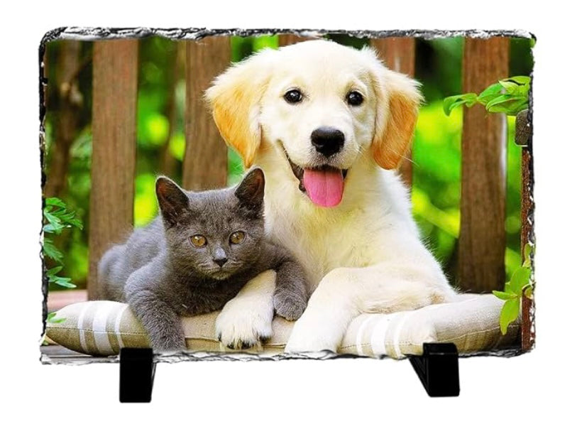 Personalized Slate Picture with Stand