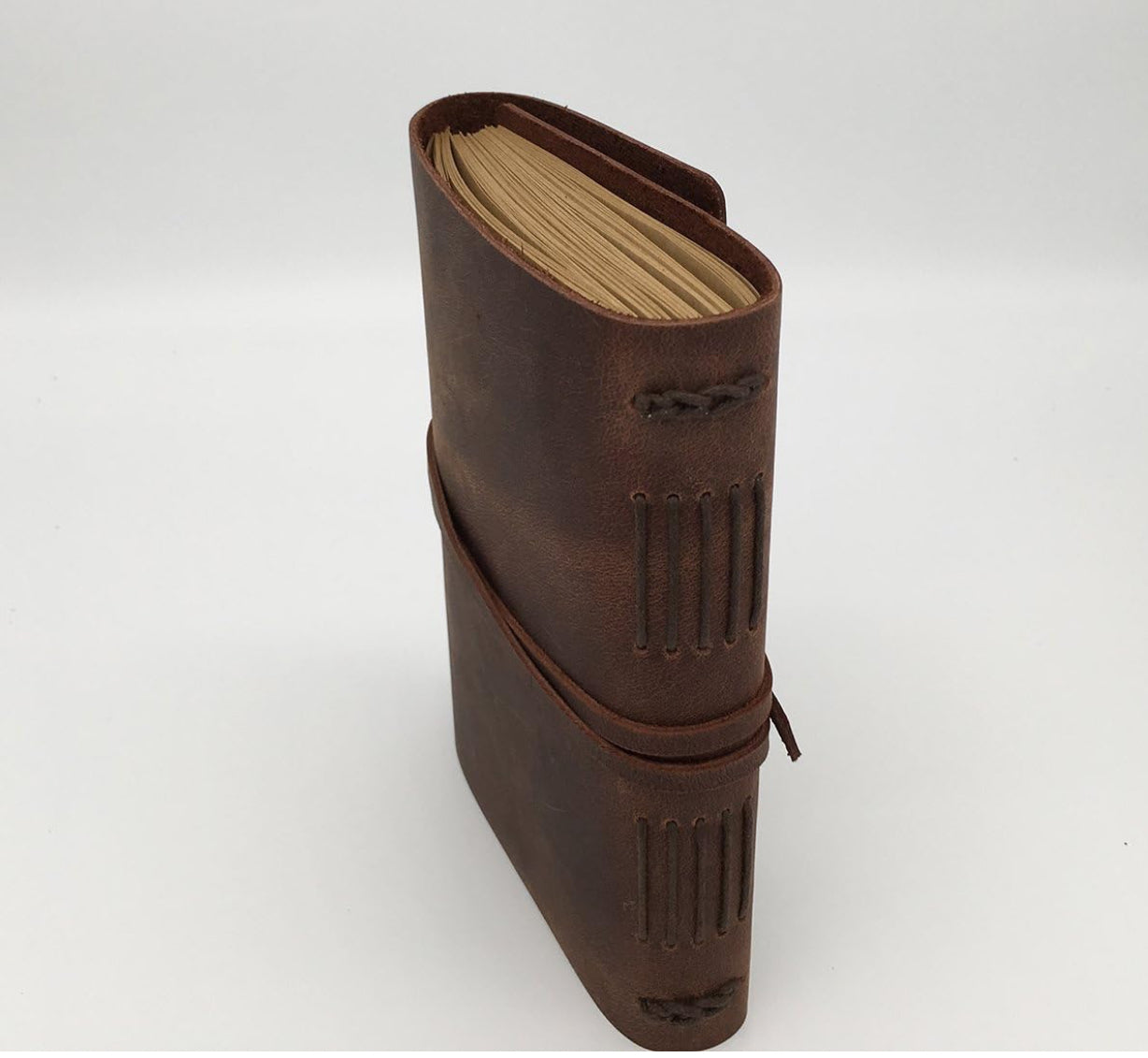 Custom Vintage Style Leather Cover Journal