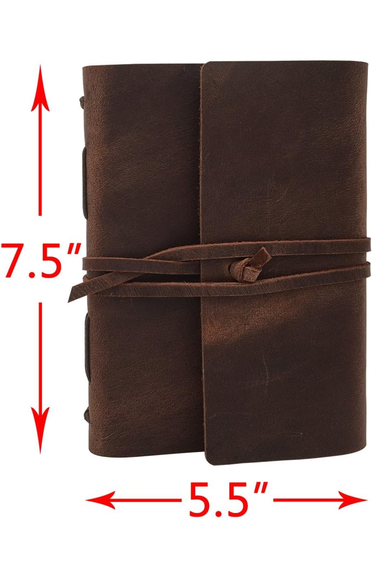 Custom Vintage Style Leather Cover Journal