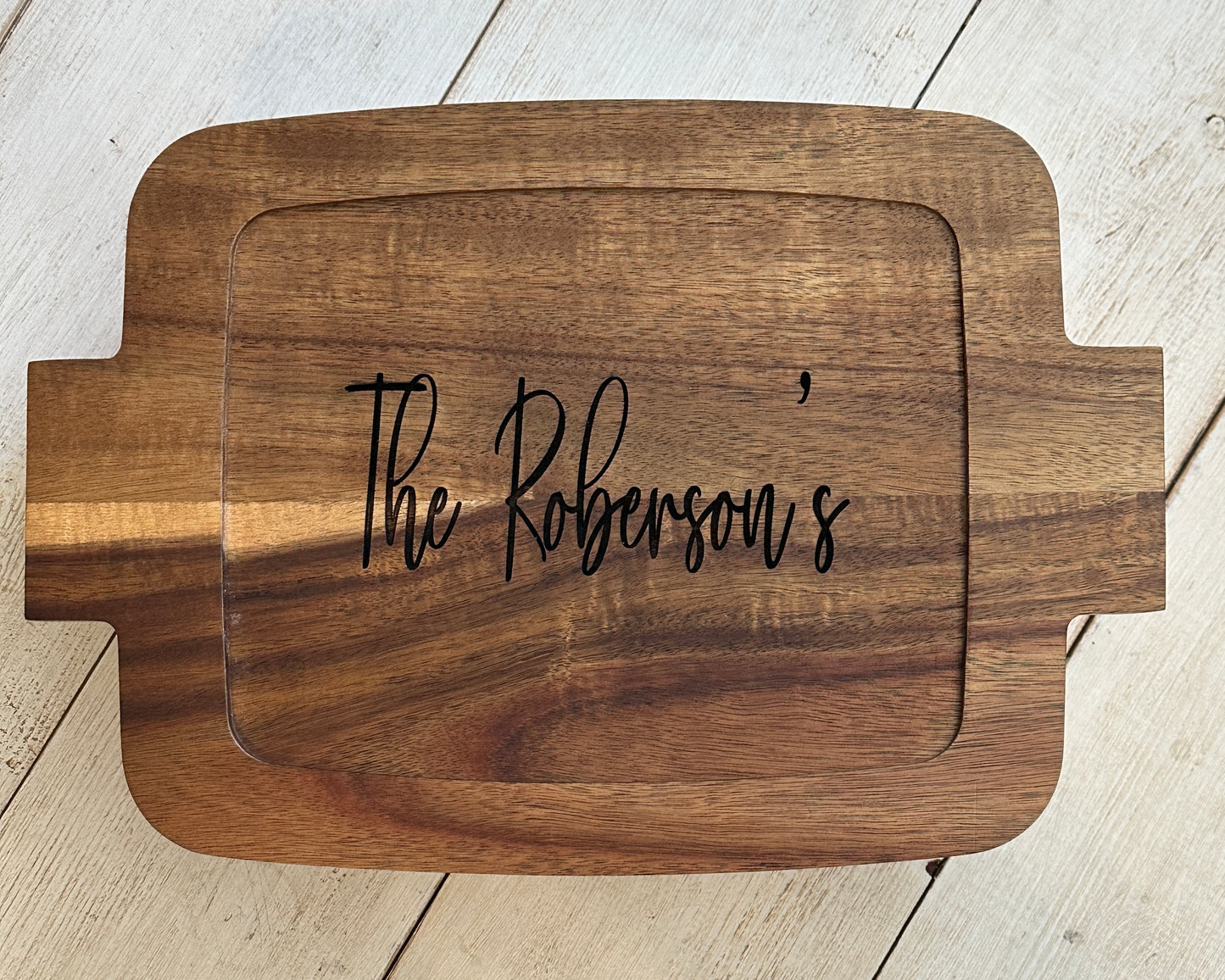 Custom Baking Dish with Wooden Lid