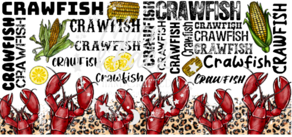 Crawfish Glass with Bamboo Lid