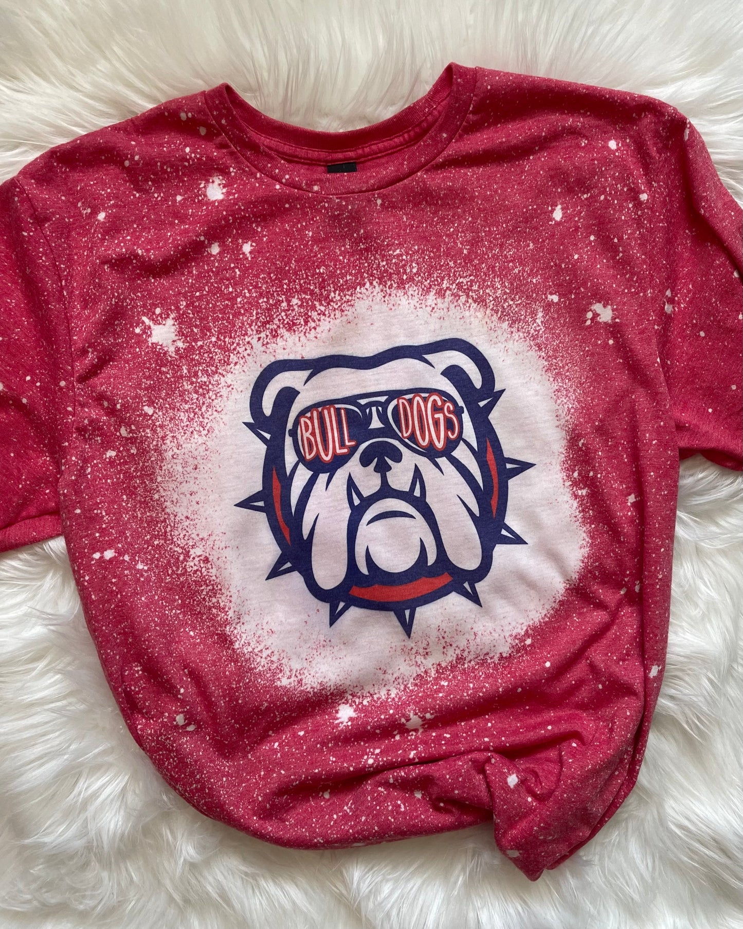 Bulldogs Hand Bleached T-Shirt