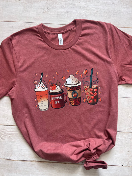 Pumpkin Spice Coffee Tee