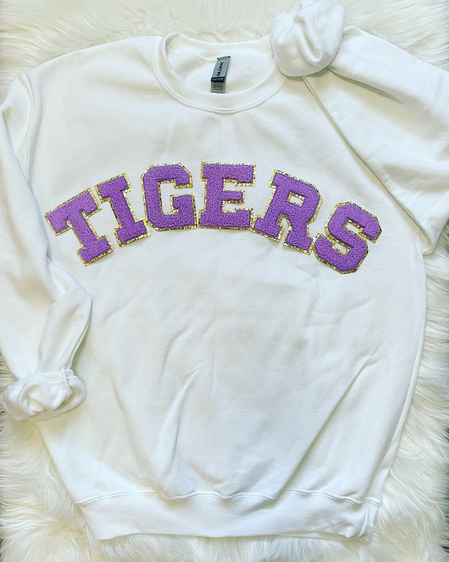 Tigers Chenille Patch Sweatshirt - Adult