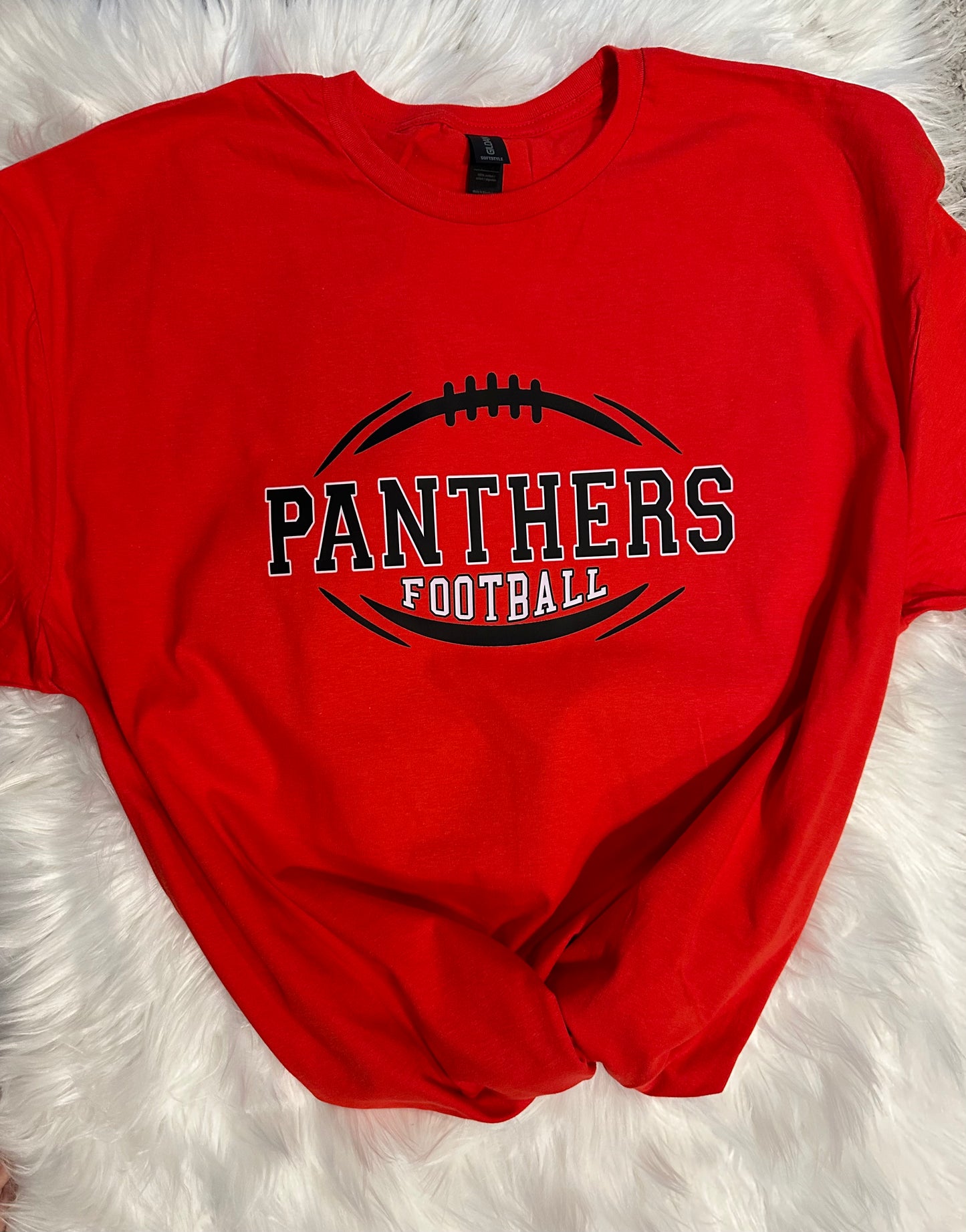 Panthers Football Customizable T-Shirt