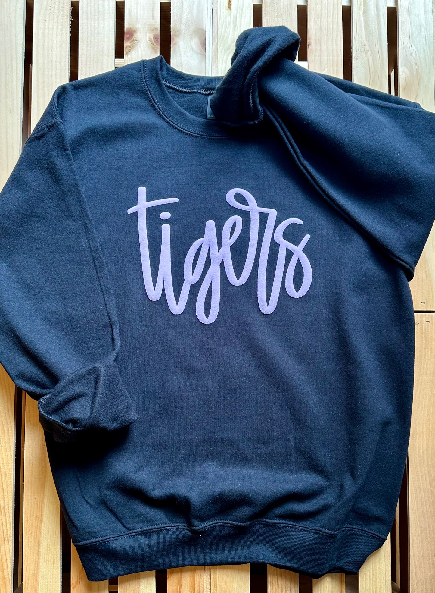 Tigers Cursive Puff Sweatshirt