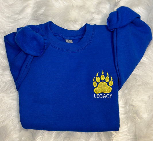 Legacy Paw Embroidered Sweatshirt