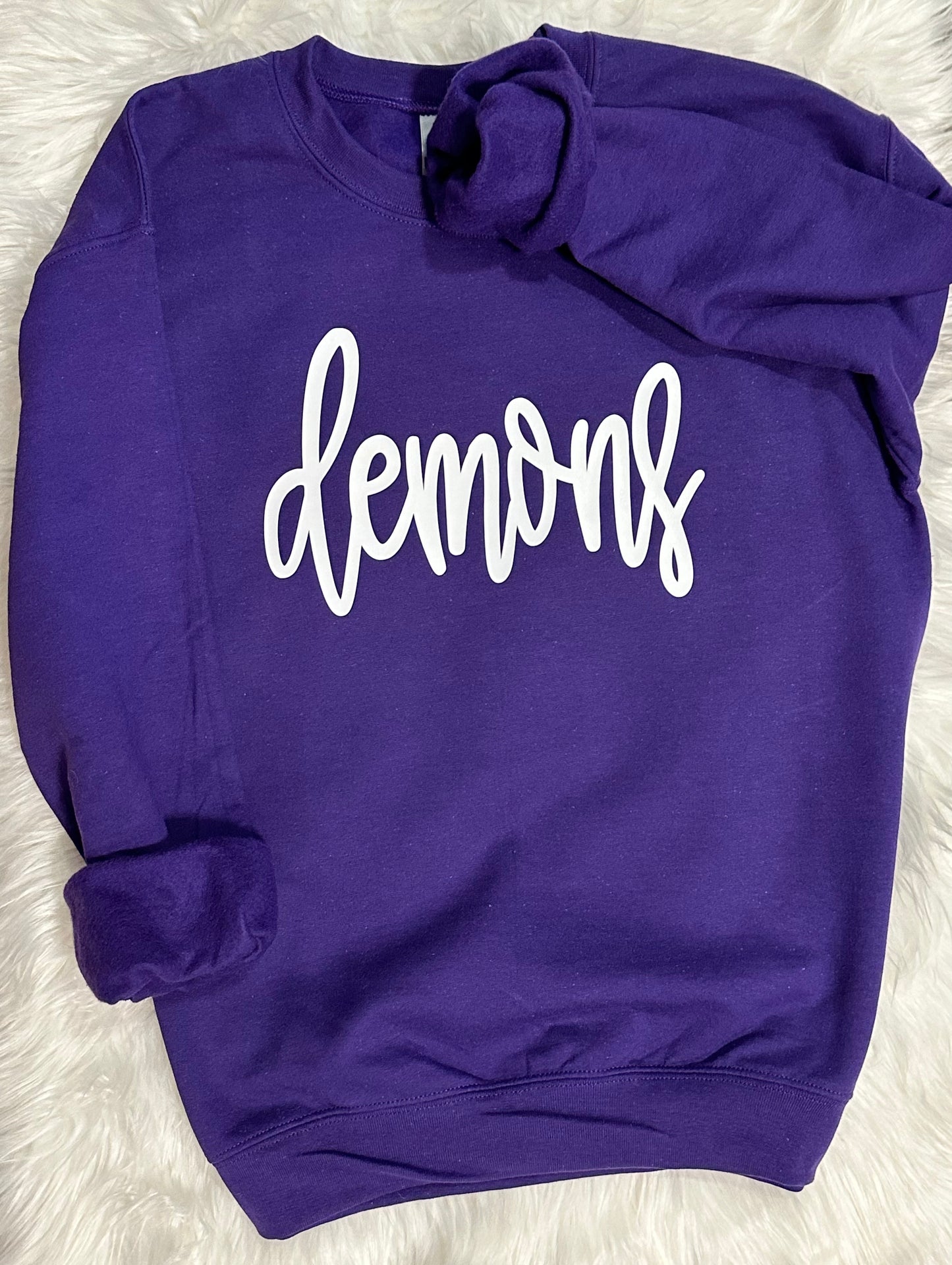 Demons Cursive T-Shirt or Sweatshirt