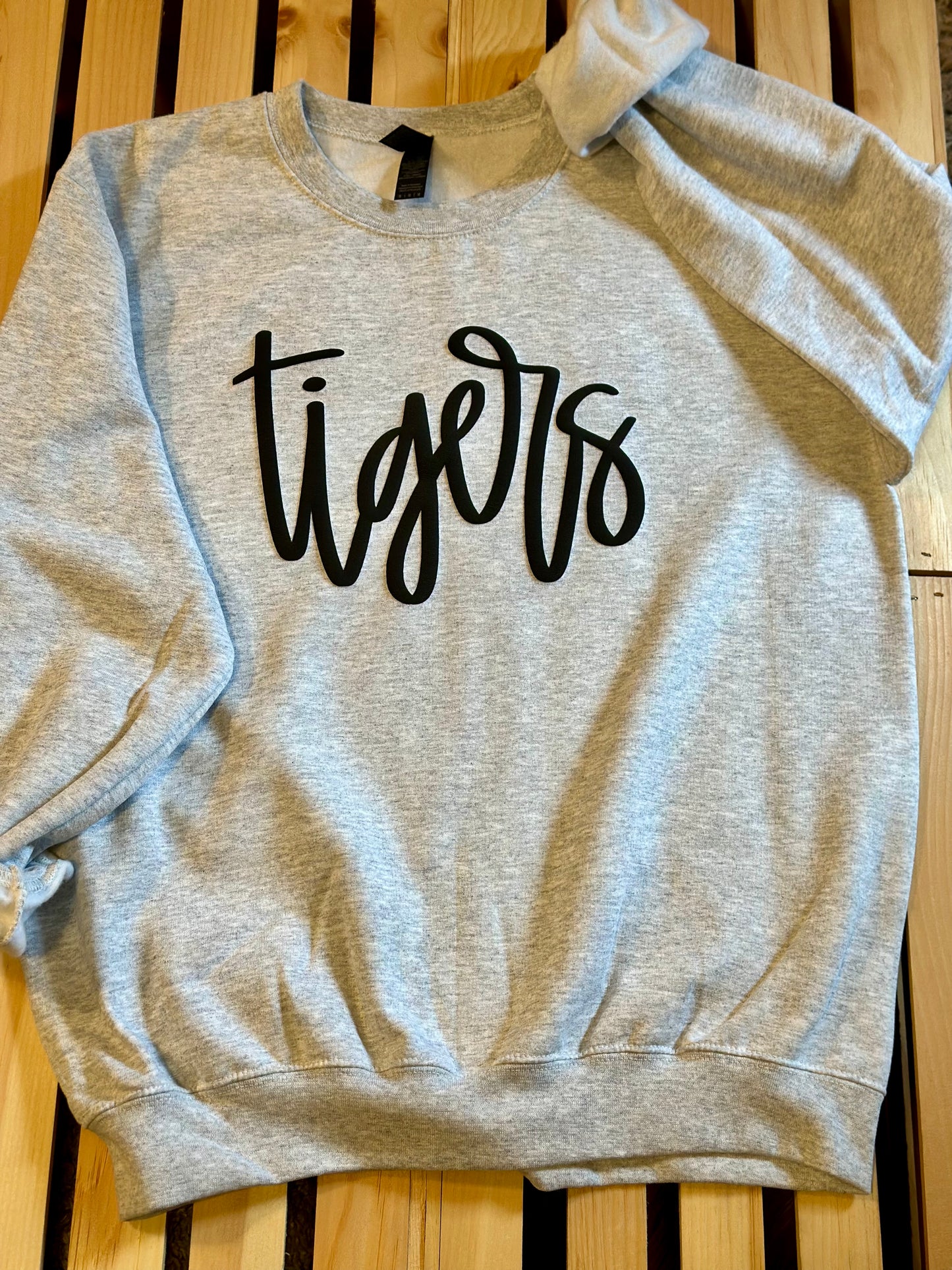 Tigers Cursive Puff Sweatshirt