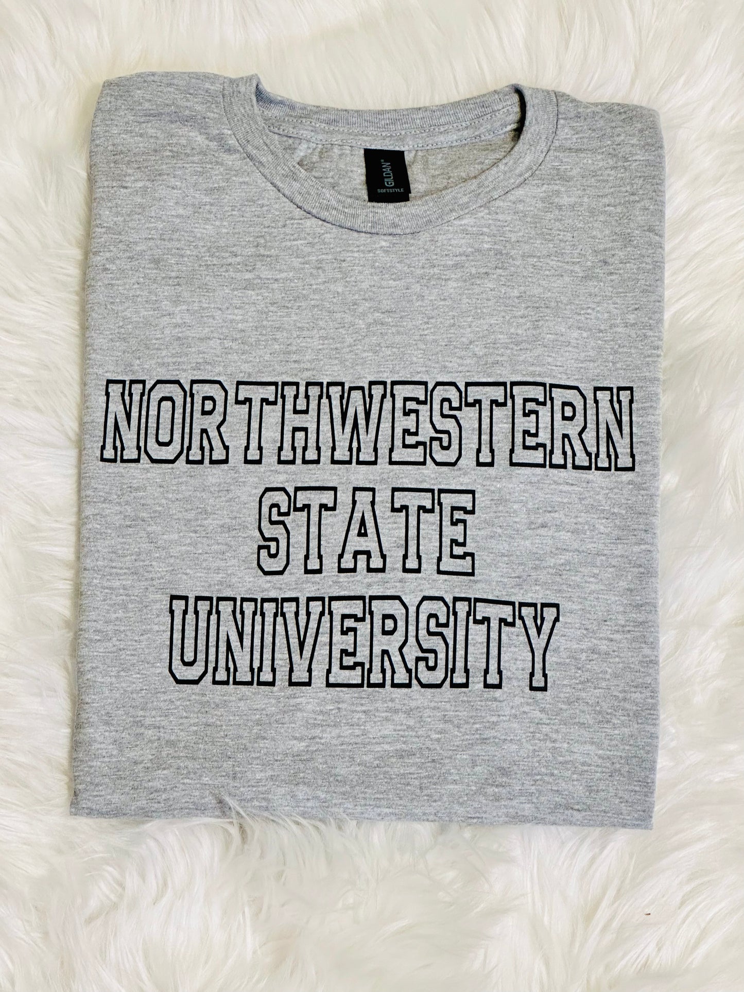 NSU Outline T-Shirt or Sweatshirt