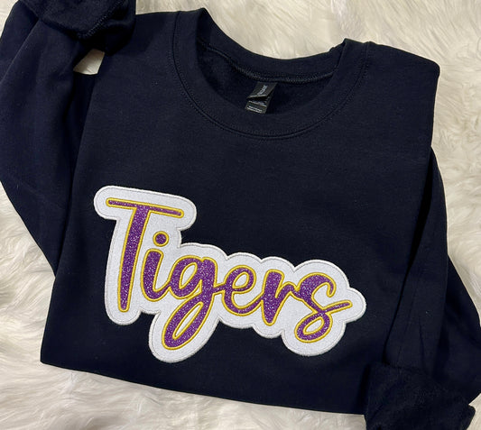 Tigers Embroidered Sweatshirt