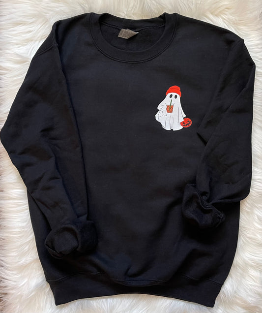 Iced Coffee Ghost Sweatshirt