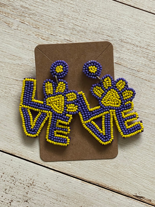 Love Paw Earrings