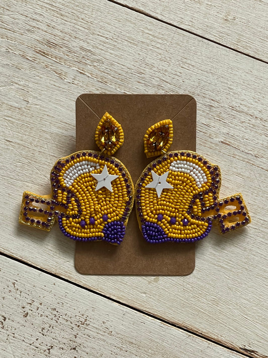 Helmet Earrings