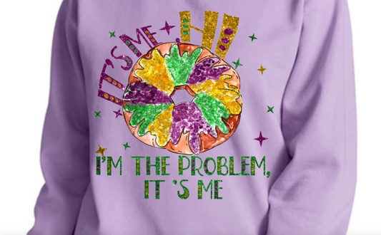 King Cake Is The Problem Sweatshirt