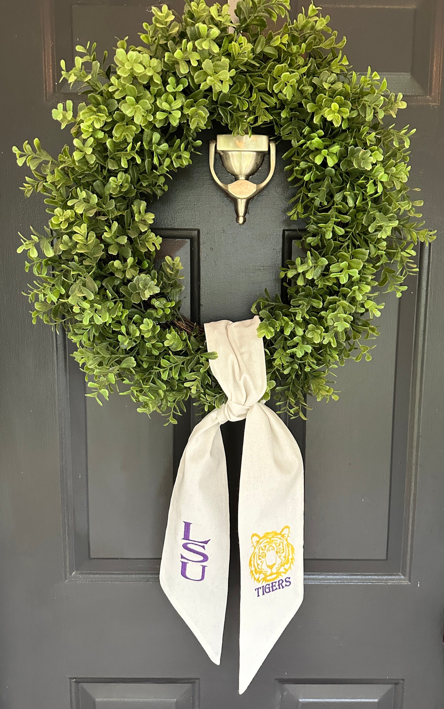 LSU Tigers Wreath Sash