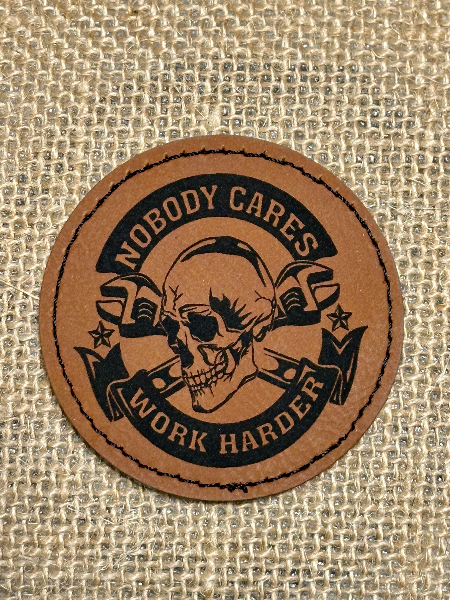 Nobody Cares Work Harder Patch Trucker Cap