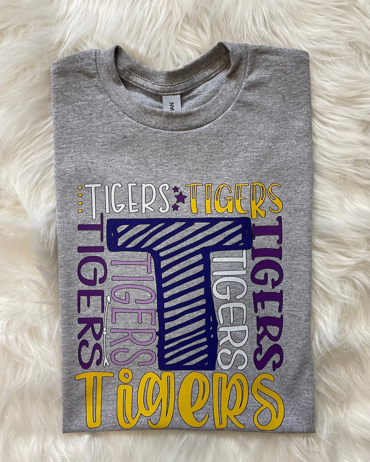 Tigers Multi Font T-Shirt - Toddler/Youth