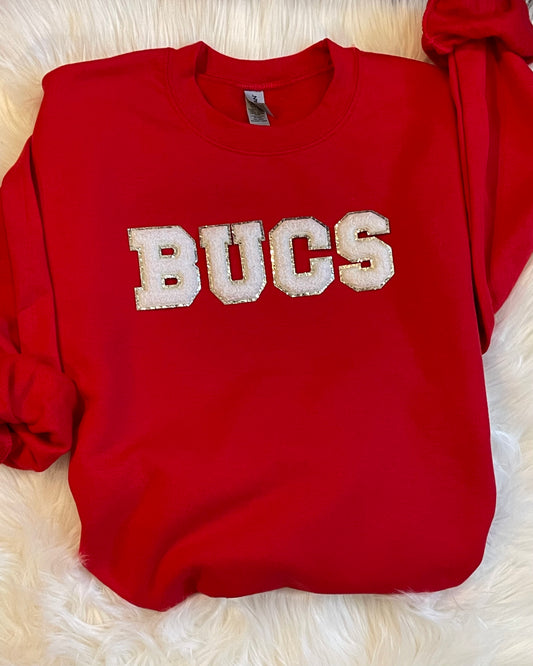 Bucs Chenille Patch Sweatshirt - Adult