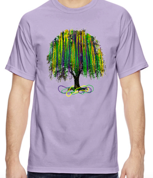 Mardi Gras Tree Comfort Colors T-Shirt