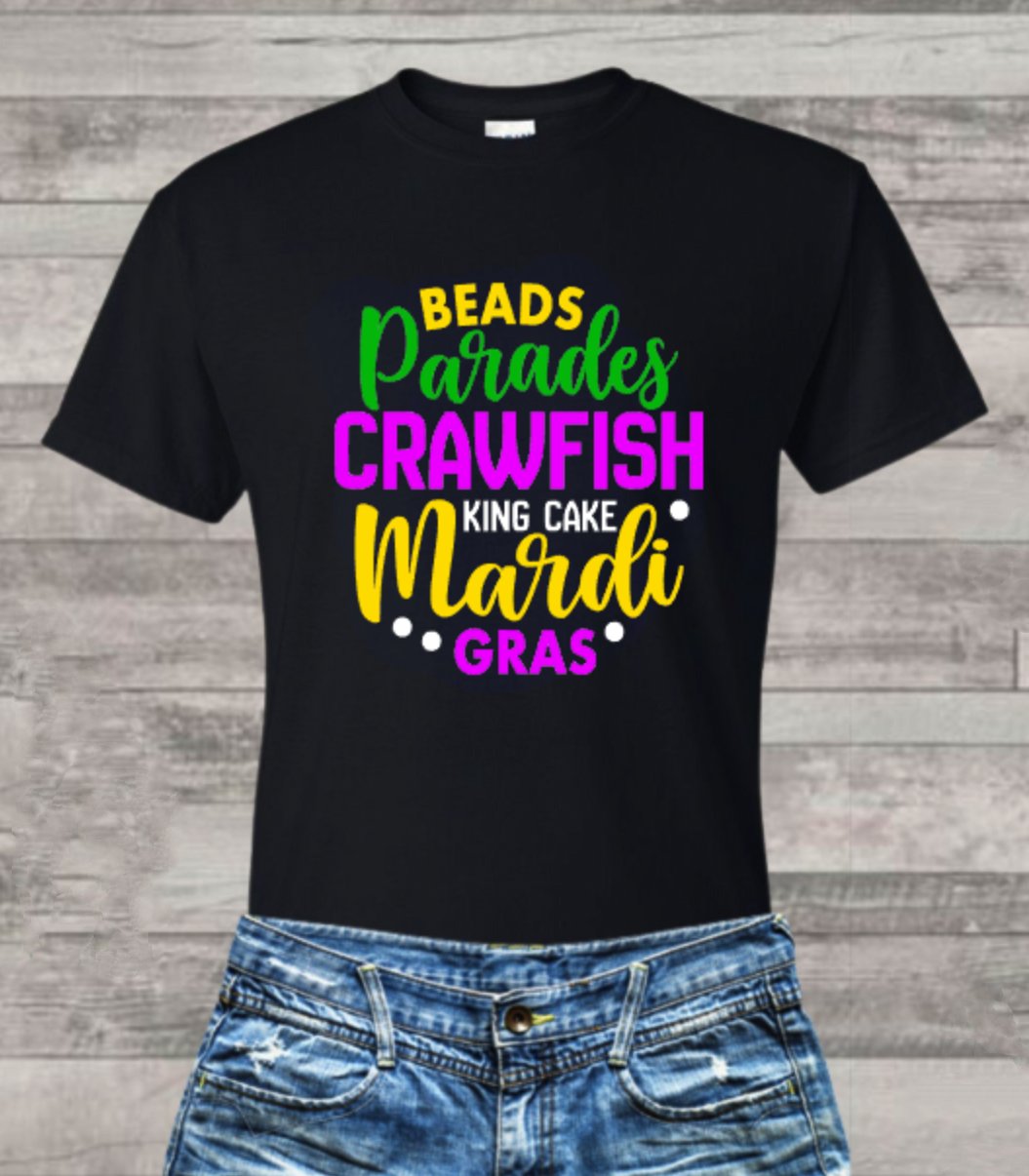 Mardi Gras T-Shirt or Sweatshirt