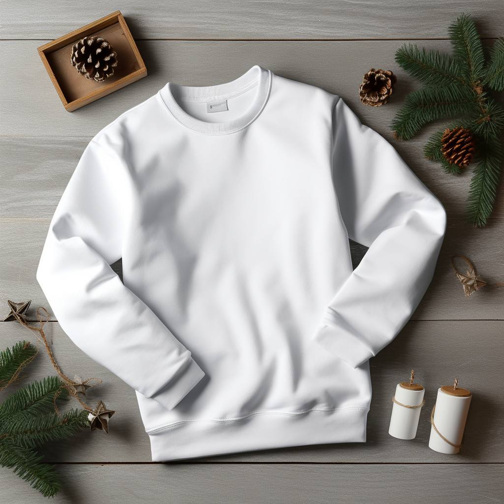 Holly Christmas Sweatshirt - Adult