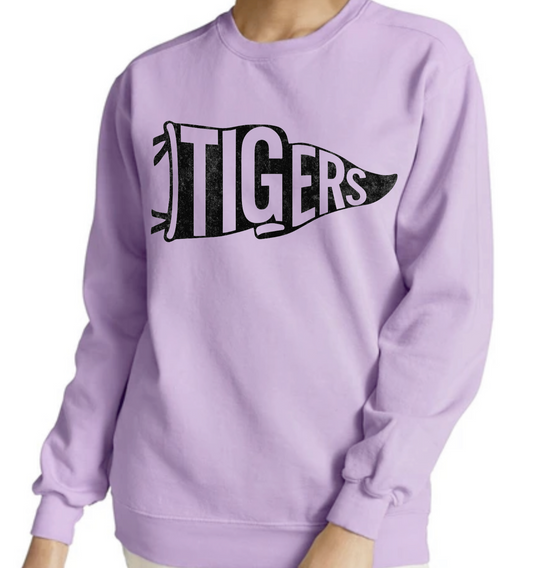 Tigers Grunge Flag Tee or Sweatshirt